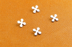 Fashion Xmas Mini Jewelry Girls Women Snowflake and cross titanium Christmas Stud Earrings titanium piercing jewelry dermal piercing jewelry--P152