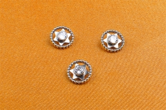 Factory Direct Sale ASTM-F136 titanium Earrings Inlaid Zircon with Hexagonal star Fashion Simple Ladies helix piercing jewelry --P140