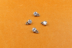 Body Piercing Jewelry 0.9MM Internally Thread Top ASTMF136 Titanium Piercing Jewelry Tongue piercing jewelry P063