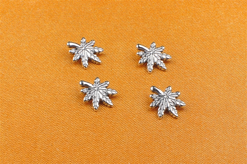 Live Stream Hot Sell ASTM-F136 titanium leaf Studs Earrings for Women Girls Wedding Factory piercing supply Wholesale titanium piercing-P116