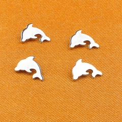 Helix piercing jewelry Ear Piercing Jewelry wholesale piercing jewellery Dolphin Shape Design Earring For Women Silver Jewelry Manufacturer --P121