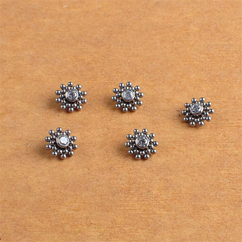 ASTM F136 Titanium Piercing Jewelry Titanium Ring Shaped Jewelry 16G Piercing 0.9mm Internal Thread Jewelry Ear Piercing Jewelry P081