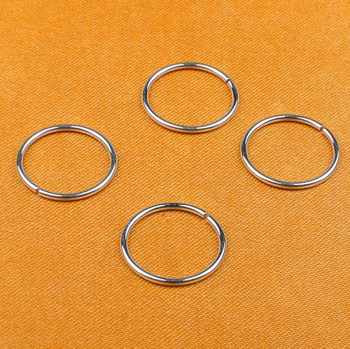 ASTM-F136 Titanium Nose Ring Seamless Hinged Septum Clicker Nose Studs Hoop Cartilage Helix Piercing Body Jewelry-W82