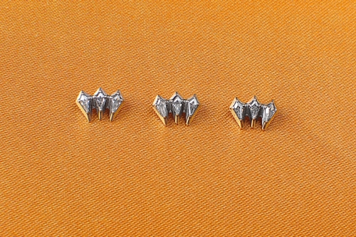 Triangle Ultraman Zircon Jewelry sliding beads for titanium threaded body piercing replacement 16 gauge nose piercing jewelry piercing supply--P171