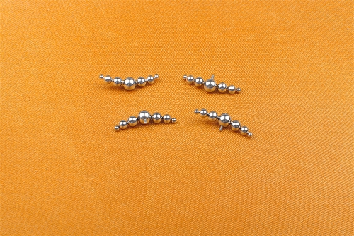 Fashion Jewelry Ear Piercing Jewelry 7Pcs Titanium Balls ASTM F136 Titanium Piercing Jewelry 0.9mm Internal Thread P086