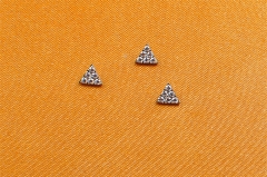 Body Piercing Jewelry astm f136 Titanium six zircon diamond Internally Threaded tragus piercing jewelry eyebrow piercing jewelry-P141
