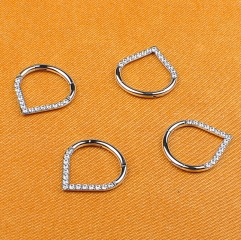 Nose Piercing Jewelry Titanium ASTM F136 Body Piercing Jewelry Fashion Piercing Jewelry--W65