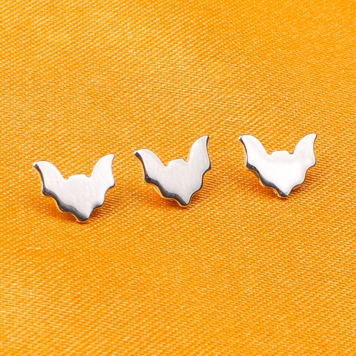 Eternal Metal ASTM-F136 Titanium one piece bat Top Internally Threaded Labret Piercing ear piercing and helix piercing--P195