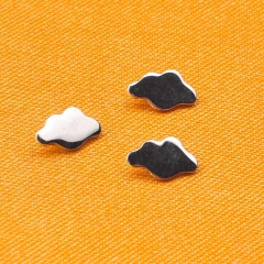 Nine safe piercing ASTM-F136 Titanium Clouds 16G Top Internally Threaded Labret Piercing ear piercing and helix piercing--P216