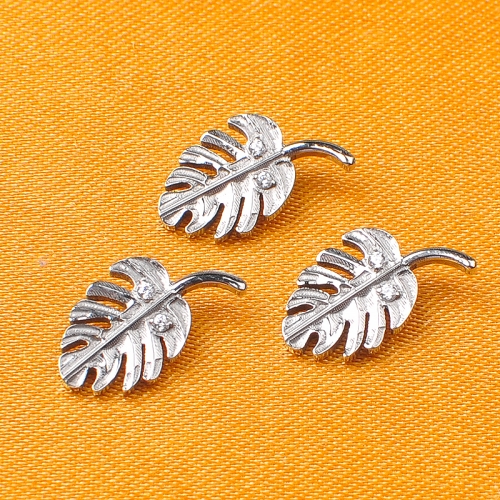 New International Trends Piercing Jewelry Titanium Material Plip Piercing Leaf shape Lip Nails ASTM-F136 titanium jewelry--P202