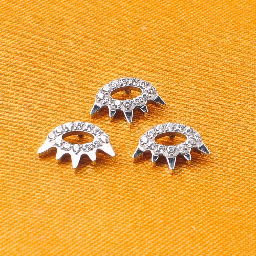 Eternal Metal ASTM F136 Titanium Luminous Eye Threadless Titanium piercing jewelry-P221