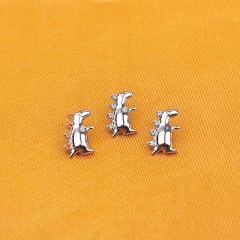 Wholesale Piercing Body Jewelry Earring Labrets ASTM F136 Dinosaur Internally Threaded Top Jewelry Nose Ear Ring Lip Ring-P261