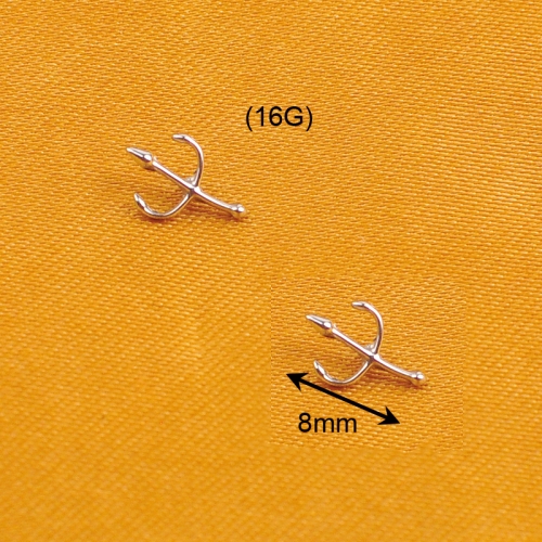 Little Devil's Trident Little Devil's Trident piercing jewelry Titanium piercing jewelry Titanium Body Piercing  ASTM F136 Titanium-294