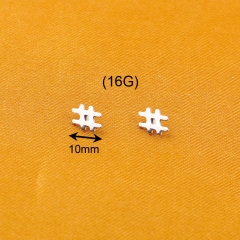 #hash Internal Threaded Piercing Titanium Body Piercing  ASTM F136 Titanium-298