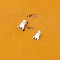The Rocket Internal Threaded Piercing Titanium Body Piercing  ASTM F136 Titanium-P307