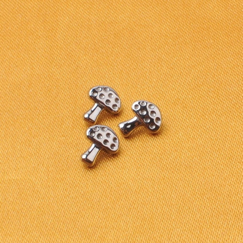 Ninesafe piercing mushroom ear piercing made of f136 implant grade titanium  wholesale titanium body jewelry-P360