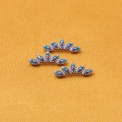 ASTM-F136 titanium Colourful Phoenix Design Threaded Labret Top Body Piercing Jewelry--P395