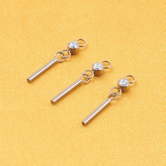 Fine Jewelry F136 titanium Jewelry DIY Accessory Earrings Charms Cute Size High Quality Various Shape Beautiful Design--P435