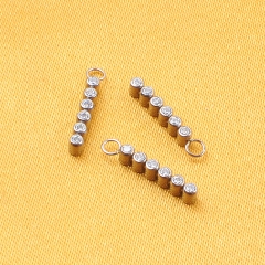 ASTM-F136 titanium Jewelry Findings Handmade Simple Trendy Pendant Earring Accessory--P436