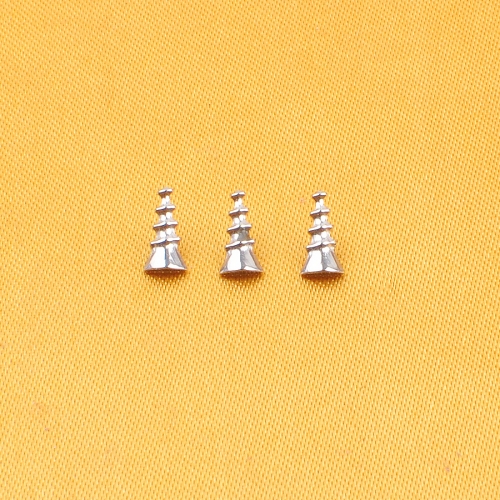 Punk Men's Fashion Jewelry Screw Shaped Stud Earrings ASTM-F136 titanium Screw Nail Design Piercing Body Jewelry--P486