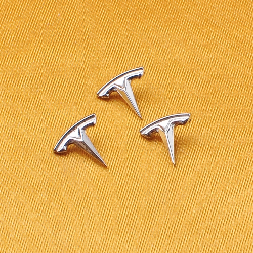 Hot Selling F136 Titanium Tesla logo Earrings G23 Titanium Alloy Body Piercing Earrings--P405