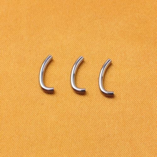 Wholesale 14G ASTM F-136 Custom CNC Bending Service Bend Tube Pipe for Navel jewelry 10MM/12MM--W157