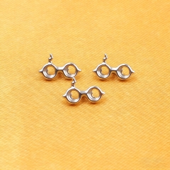 ASTM-F136 titanium Stud Wizard Glasses Earrings Thunder Scar & Magician Style for Parties or Gifts-Wholesale Fine Studs Earring  Body Jewelry--P526