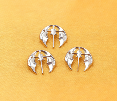 Spacecraft Shield ASTM F136 Labret Internally Thread in Top Rings Ear Piercing Ear Titanium Jewelry Wholesale--P524