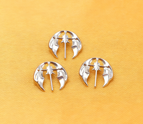 Spacecraft Shield ASTM F136 Labret Internally Thread in Top Rings Ear Piercing Ear Titanium Jewelry Wholesale--P524