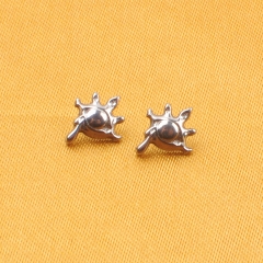 Grade F136 Titanium Alloy Implant Material Dark Cool Magic Ear and Lip Stud for Eye Care for Weddings and Gifts Body Jewelry--P539