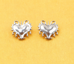 ASTM F136 Titanium Medical-Grade Hypoallergenic Hydraulic Love Nose Stud Anti-Tarnish PVD Plated Wedding Gift Unisex Body Piercing--P537