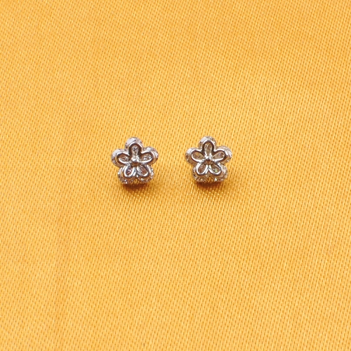 Wholesale Fashion Flower Snowflake plum flower Piercing Jewelry F136 titanium CZ Tragus Ear Piercing Studs Piercing Jewelry Earring--P545