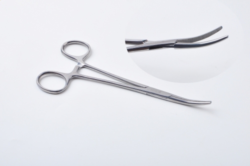 Wholesale Accessory for Spear Fishing Bent Nose Hemostatic Forceps Hook Remover Pliers with Fish Hook Tweezers--PN52