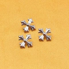 ASTM F136 Titanium Lip Piercing Jewelry Inspired Cross Internally Threaded New Style--P423