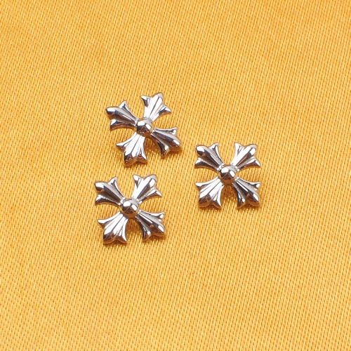 ASTM F136 Titanium Lip Piercing Jewelry Inspired Cross Internally Threaded New Style--P423