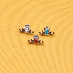ASTM-F136 Titanium Helios Statue Elegant Spike Septum Clicker Hoop Studs Ear Cartilage Tragus Helix Piercing Jewelry Wedding--P577