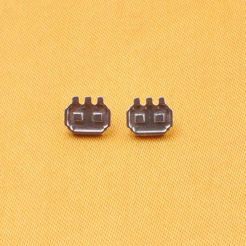 ASTM F136 Titanium CNC 3D digital in robot Labret Cartilage Earring Helix Tragus Stud Lip Piercing Jewelry--P588