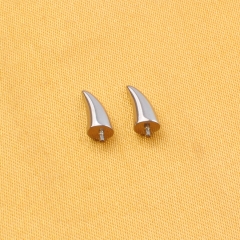 ASTM-F136 titanium Hydraulic Devil Ear Bone Stud Ear Wheel Stud Dark Cute Girl Sweet Cool Style Women's Piercing Accessory--P608