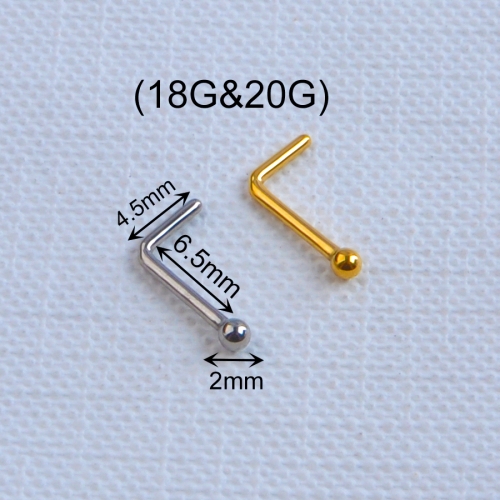 ASTM-F136 Titanium Basic Style Piercing Eyebrow Nose Ear Belly Cartilage Helix Labret Lip Piercing Jewelry--W90