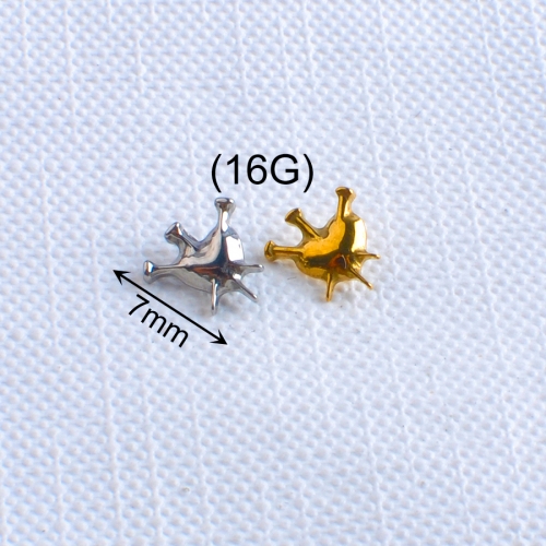 nine safe piercing three arrows through the heart made of astm f136 implant grade titanium body piercing supplies-P340