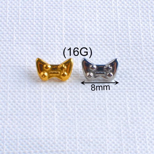 wholesale solid titanium body jewelry game console high quality titanium body jewelry-P364