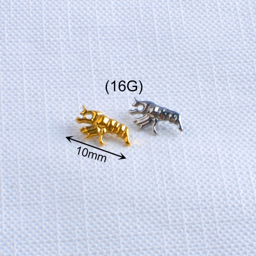 Wholesale Threaded piercing jewelry lobster animal earring piercing nose piercing lip piercing labret jewelry-P404