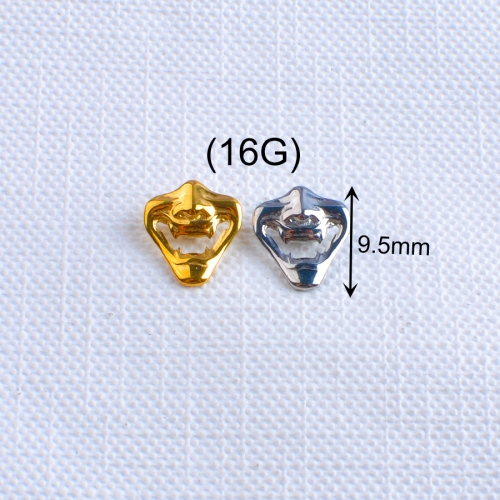 Halloween masks ASTM F136 Titanium Body Jewelry Internally Threaded Labret Wholesale Lip Piercing Jewelry --P424