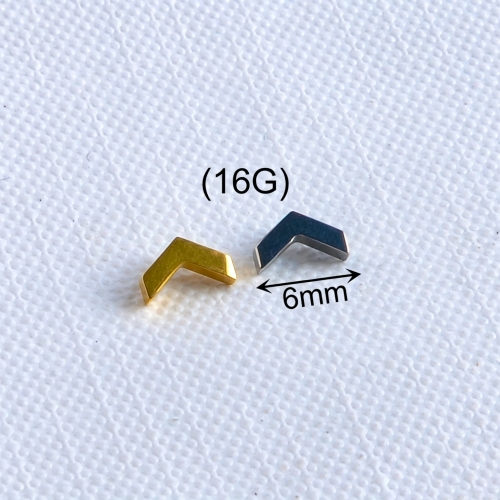 The arrow Internal Threaded Piercing Titanium Body Piercing  ASTM F136 Titanium-P306