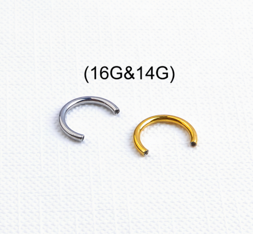 Circular Bars Piercing ASTM F136 Titanium Internally Thread Length 8-12mm Diameter 14G 16G Body Piercing Jewelry P005
