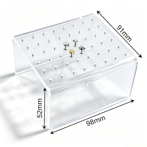 Acrylic Jewelry Display Stand for Children's Faux Piercing and Nose Stud Wedding Occasion Jewelry Model Display Tool--DIS-19