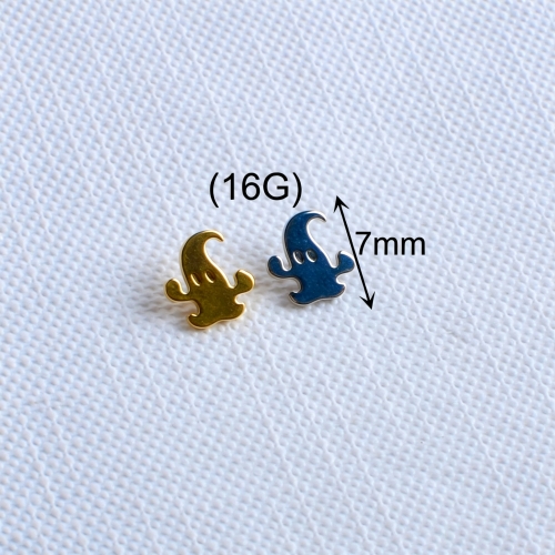 Lovely Gold Plating Halloween titanium Pendant Fashion Plated Cute Charm Stylish Making Jewelry Accessory Wholesale--P250