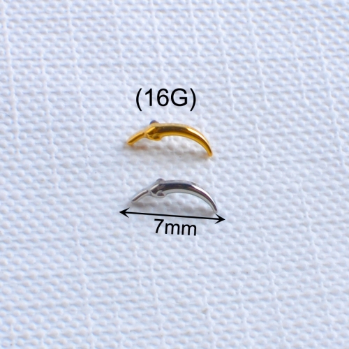 New Style thread piercing Titanium pepper for body piercing Ninesafe--P453