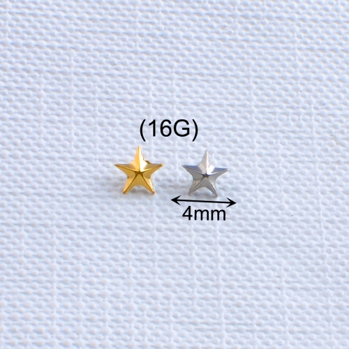 Star ASTM F136 Titanium Internal Threaded Piercing Body Accessories-P268