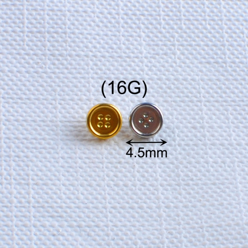 Ninesafe piercing the Buttons made of ASTM F136 Titanium nose piercing ear piercing body piercing--P452